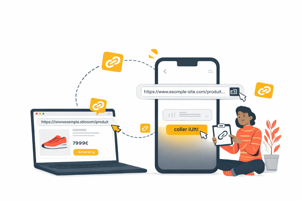 Étape 2 - Copie du lien