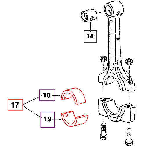 Mahindra Tractor Connecting Rod Bearing Set