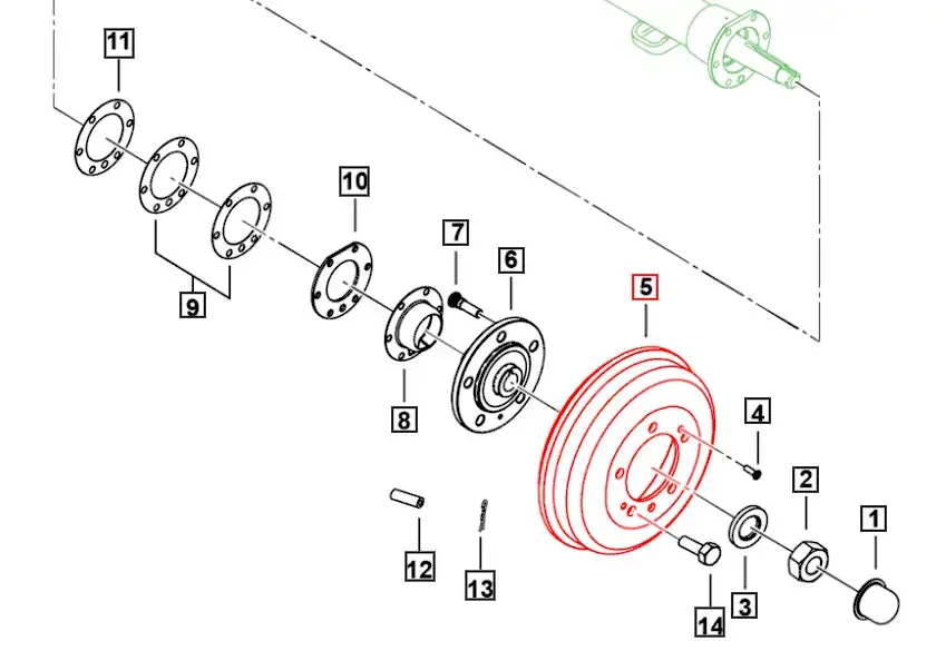 Mahindra Roxor Brake Drum