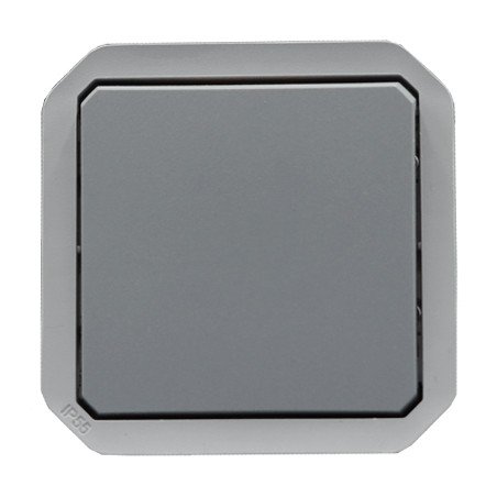 Plexo Interrupteur étanche composable Gris