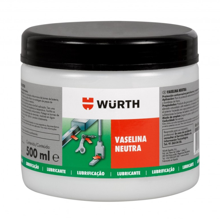 Vaseline Neutre WÜRTH – Pot 500 ml