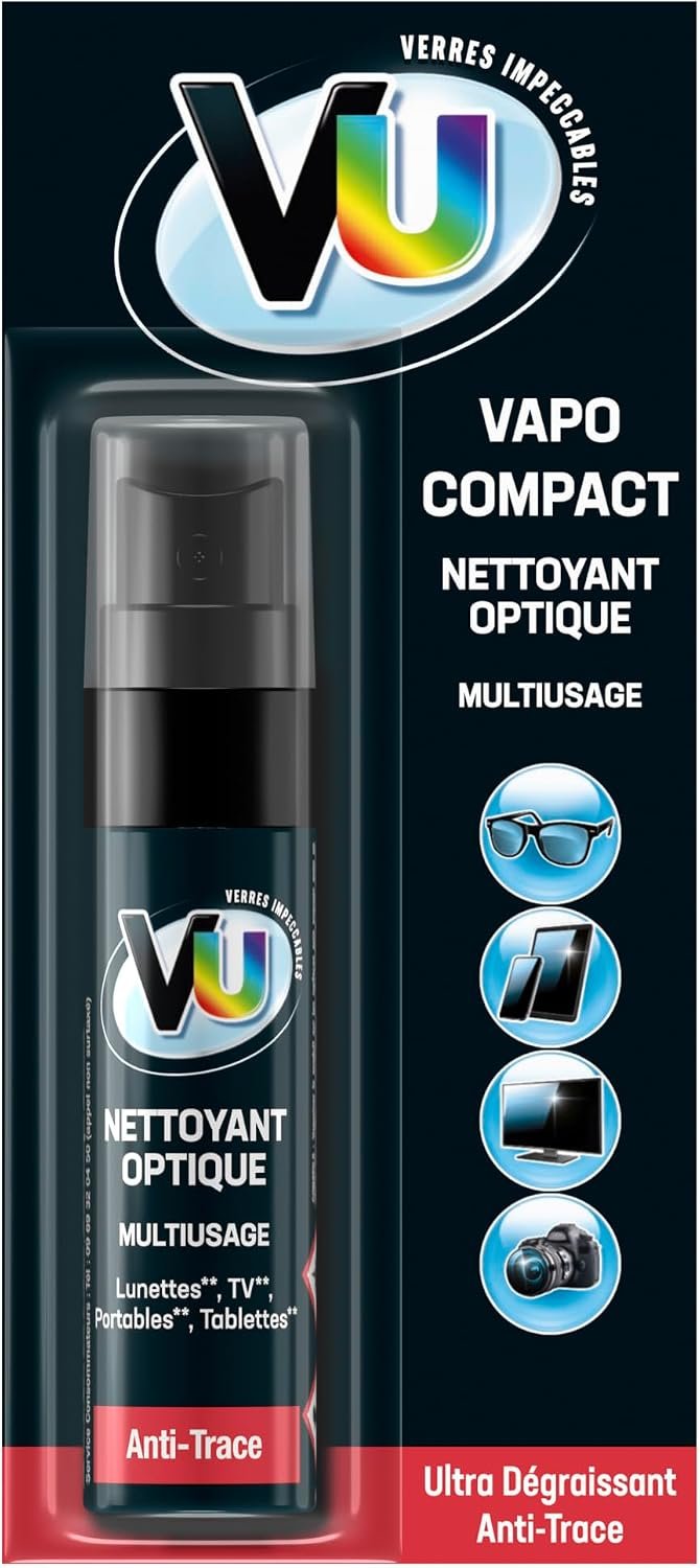 Nettoyant Optique Spray 20ml Anti‑Trace