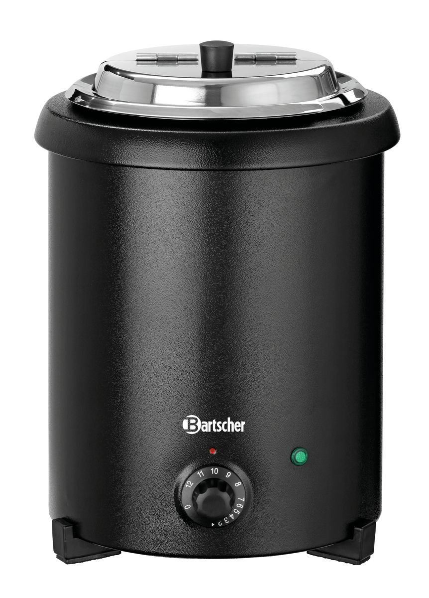 Soupière Électrique Professionnelle 5,4 Litres – Marmite Chauffante avec Cuve en Acier Inoxydable – Thermostat Réglable de 35 à 95 °C – Chauffage Indirect – 300 W