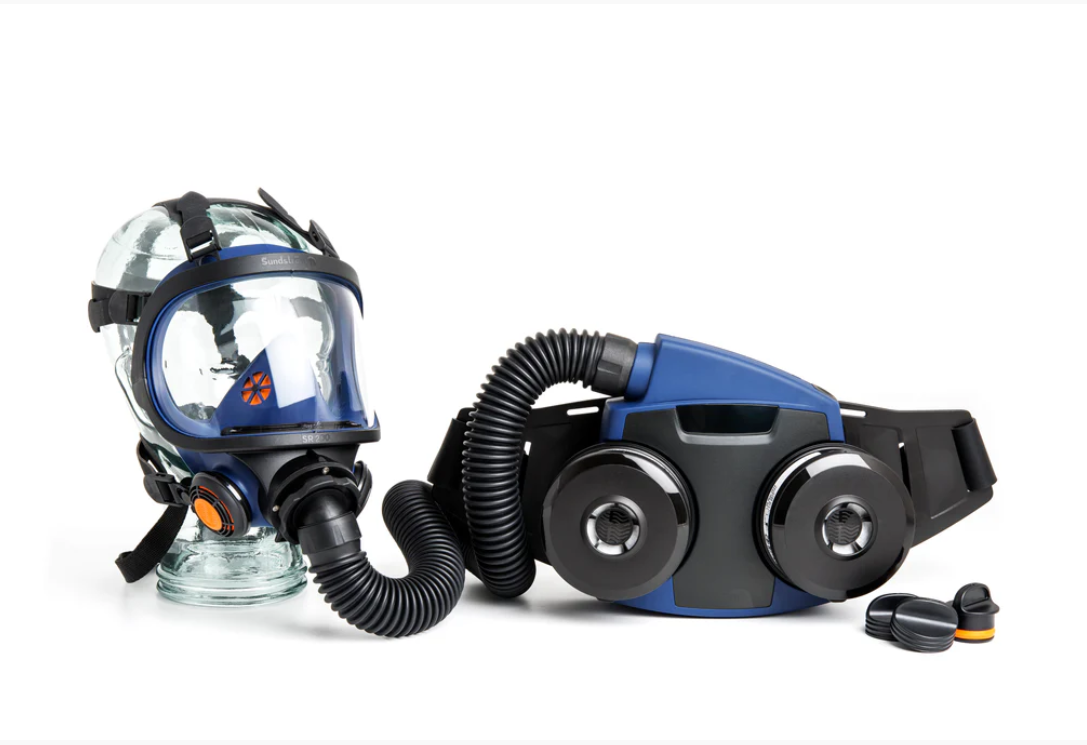 Sundstrom SR700/200 Fan Unit with Battery and Full Face Mask and SR550 Hose (190-05667)