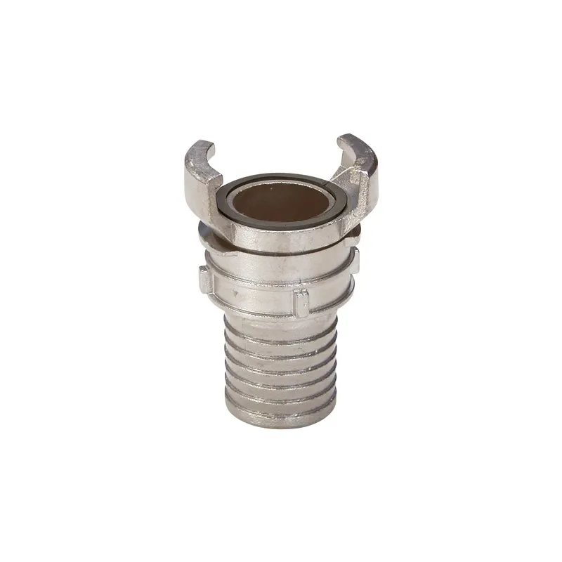 Raccord pompier symétrique acier inox à douille annelée à verrou dn 20 - ø 25