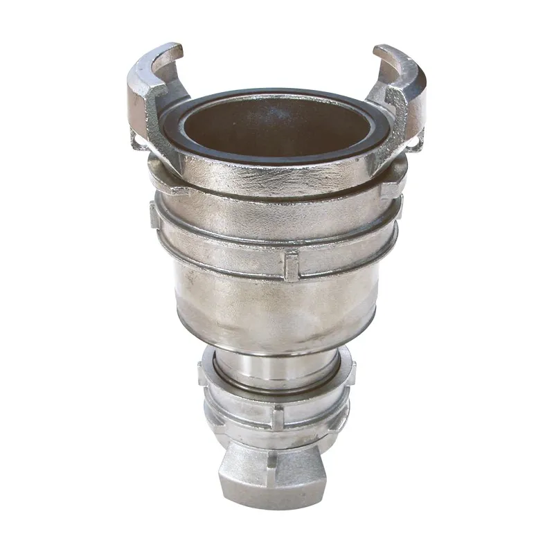 Raccord pompier symétrique acier inox réduction à verrou 50 x 40