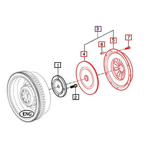 Mahindra Tractor 2545 Gear Clutch Assembly Kit