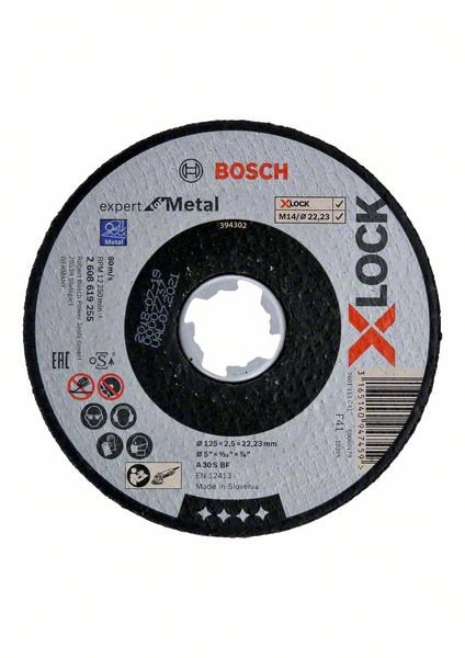 BOSCH X-LOCK Expert for Metal – Disque à tronçonner haute performance pour métal