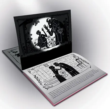 LA BELLE ET LA BETE - LIVRE A LIRE DANS LE NOIR