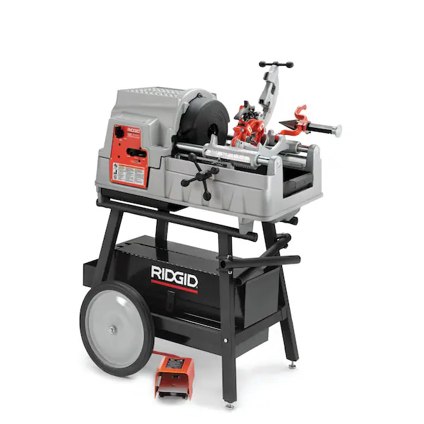 Machine à Fileter Automatique pour Tuyaux et Boulons – Modèle 535A – Capacité 1/8" à 2" – Moteur à Induction 120 V – Mandrin Automatique