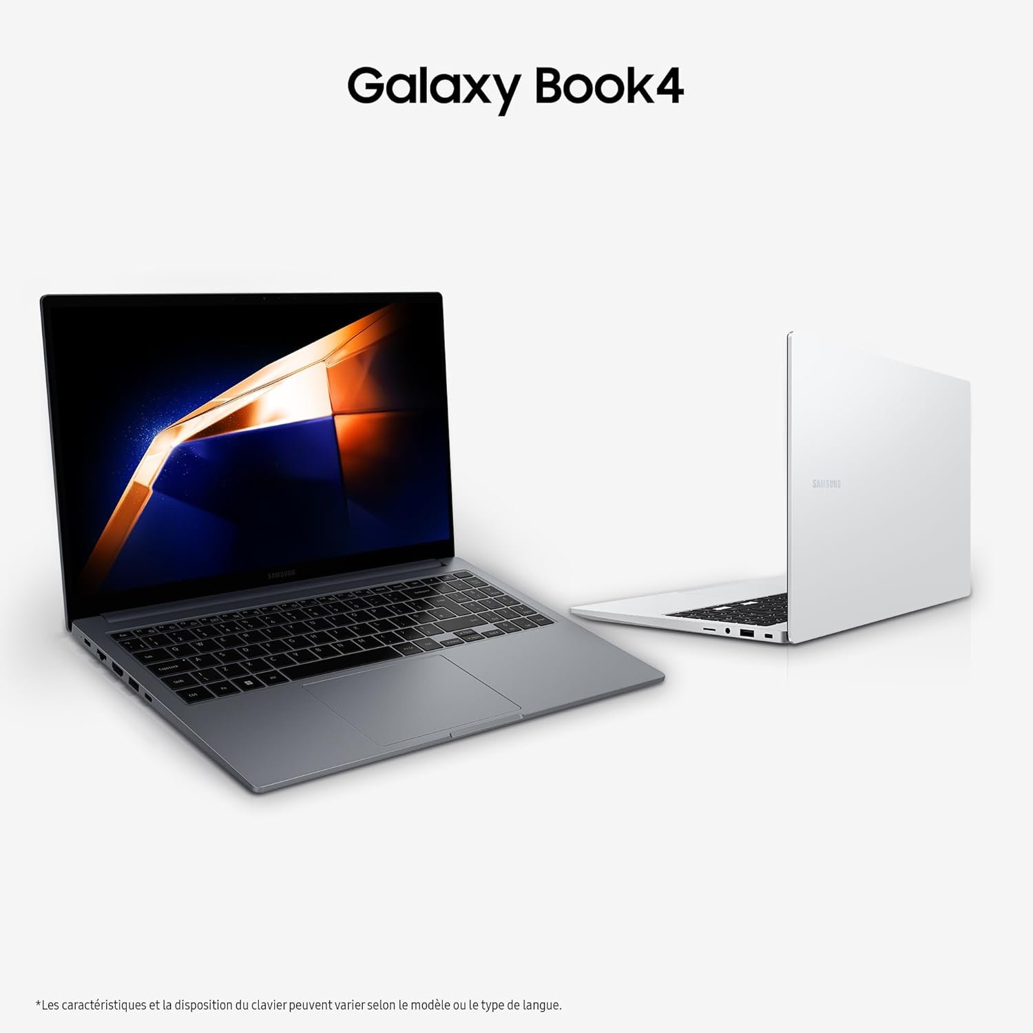 Samsung Galaxy Book4, Ordinateur Portable 15.6'', Intel Core i5, 8Go RAM, 256Go SSD, Clavier AZERTY FR, Gris