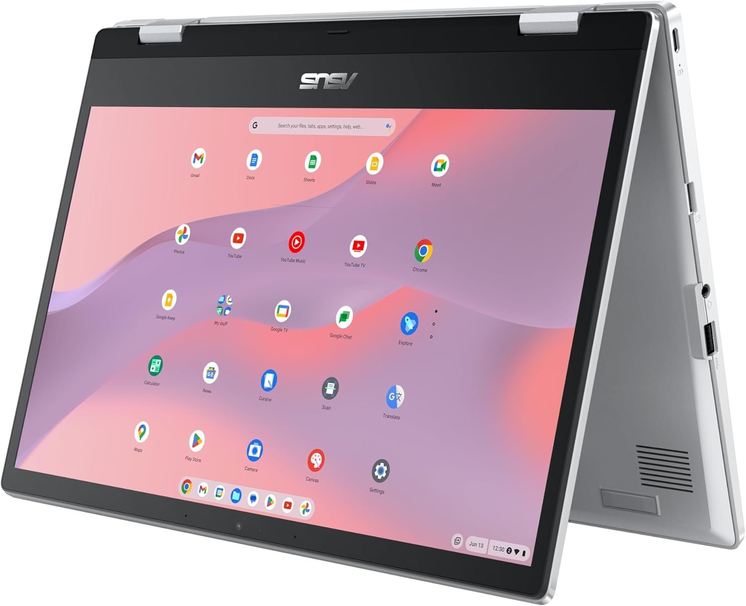 Ordinateur portable convertible ASUS Chromebook Flip CX1 | Écran tactile 14" FHD NanoEdge 360°,Processeur Intel Celeron N4500