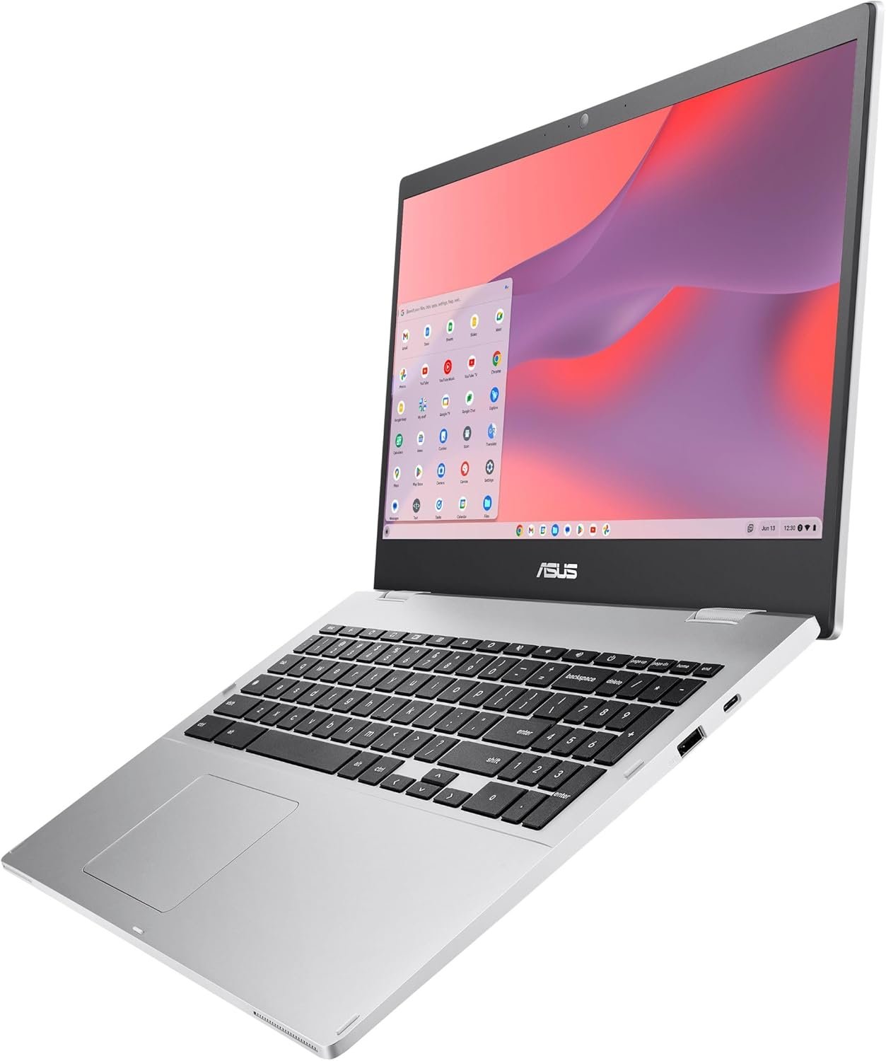 Ordinateur portable ASUS Chromebook CX1, Processeur Intel Celeron N4500 | Stockage eMMC 64 Go | 8 Go de RAM ChromeOS