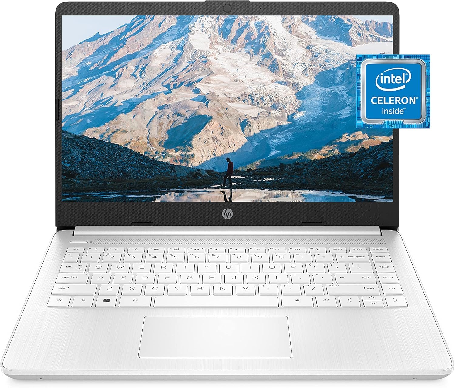 Ordinateur portable HP 14 | Intel Celeron N4020 | 4 Go de RAM | 64 Go de stockage | Écran HD 14 pouces à micro-bords | Windows 11 Famille