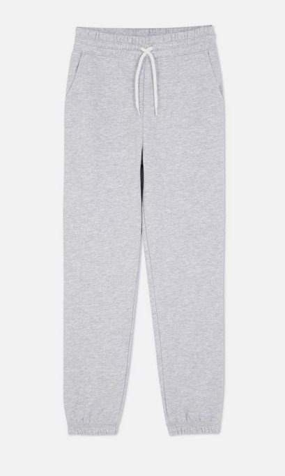 Bas de jogging à Taille Elastique à Revers