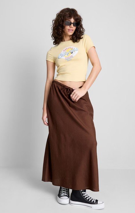 The Primark Scene Jupe Mi-longue en Mélange de Coton