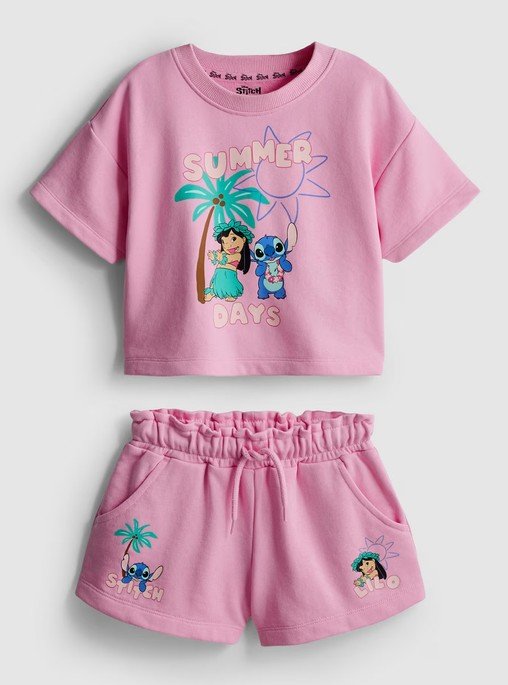 18 mois–9 ans T-shirt et Short Disney Lilo & Stitch