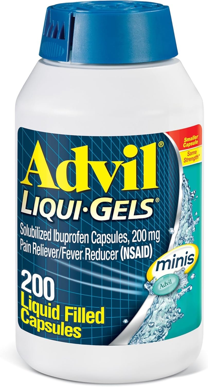 Advil Liqui-Gels Minis – Ibuprofène 200 mg, 200 capsules liquides