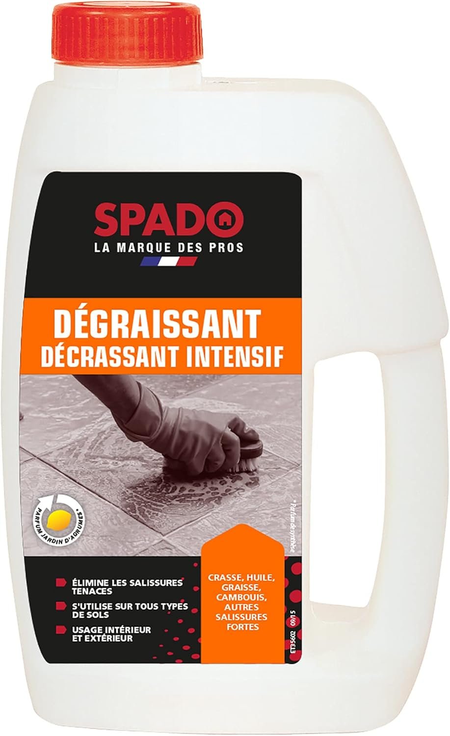 Dégraissant décrassant- Elimine les salissures - Tout les types de sols - Usage intérieur et extérieur - travaux, déménagement et gros nettoyages