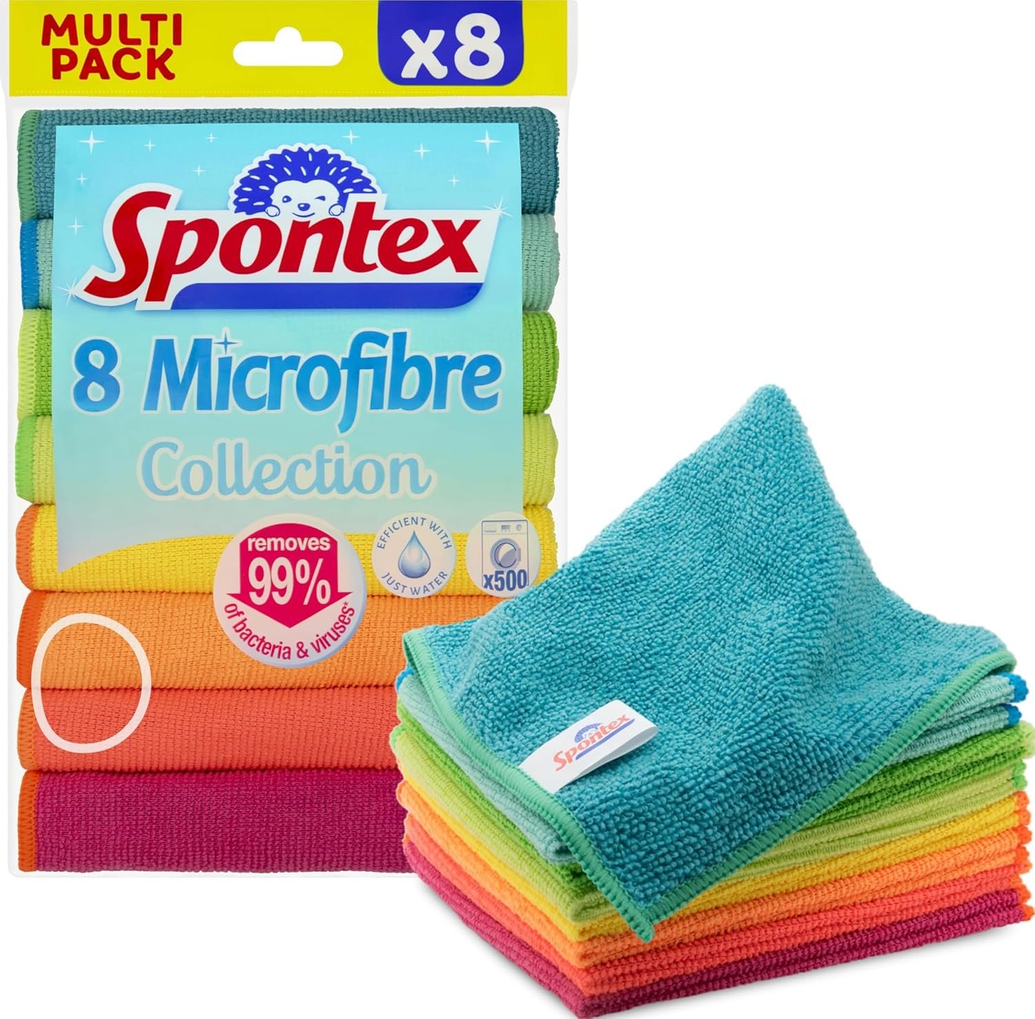 Chiffons de Nettoyage Multi-Usages, Lavables à 40 °C