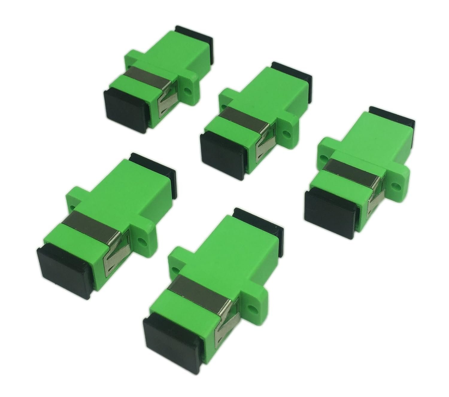 Adaptateur de fibre optique femelle à femelle APC Simplex