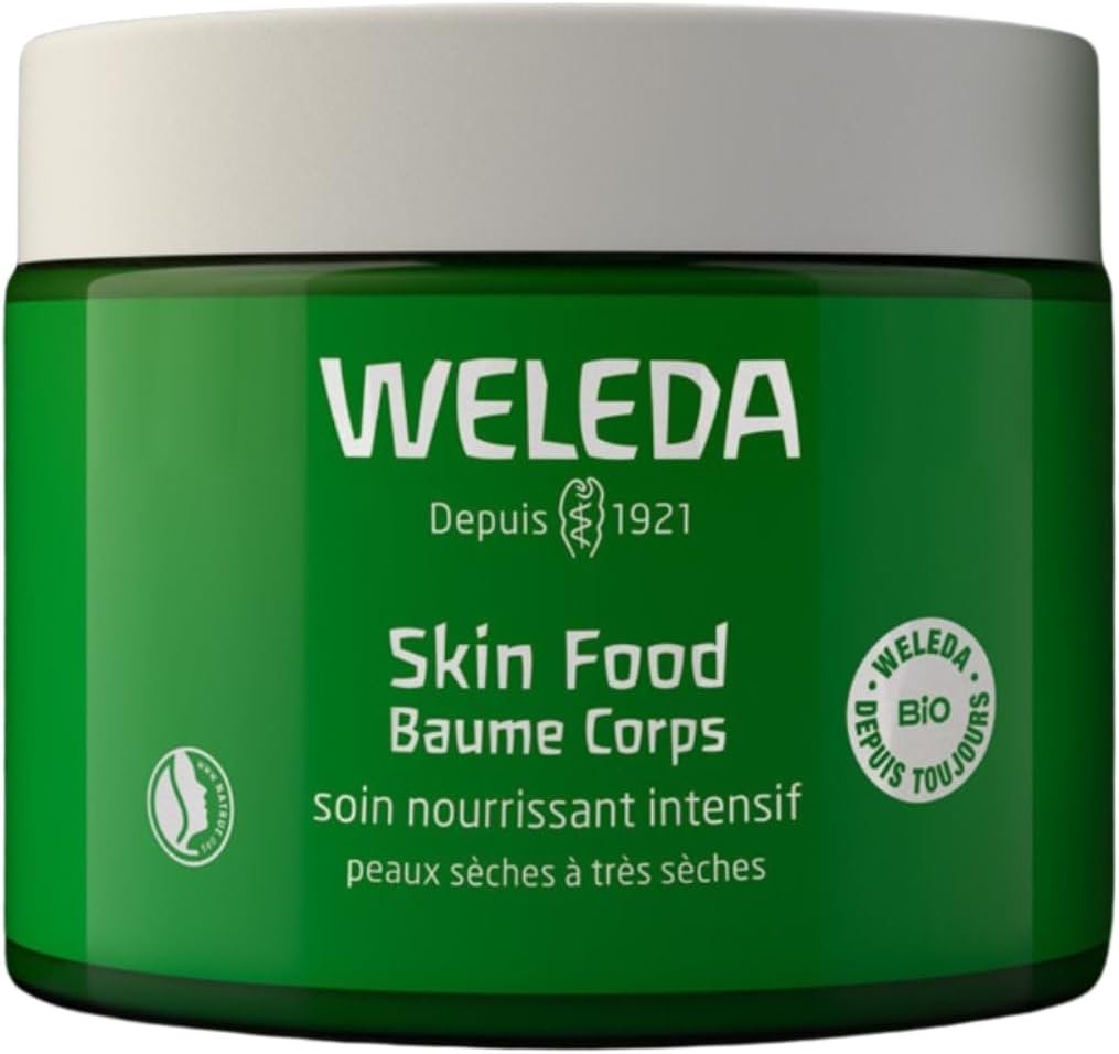 Skin Food Baume Corps - Pour les peaux sèches à très sèches - Nourrit intensément, hydrate et apaise la peau - NATRUE - Vegan - 150 ml