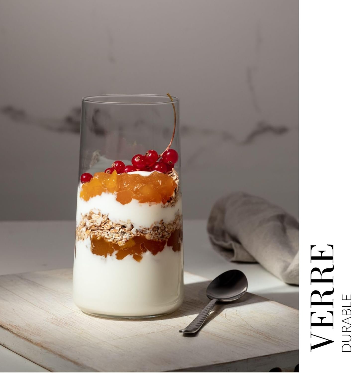 Verre à Eau Jus Highball | Lot de 6 | 540 ML | Collection Avant-Garde | Parfait la Maison, Les Restaurants Les Fêtes | Lavable au Lave-vaisselle