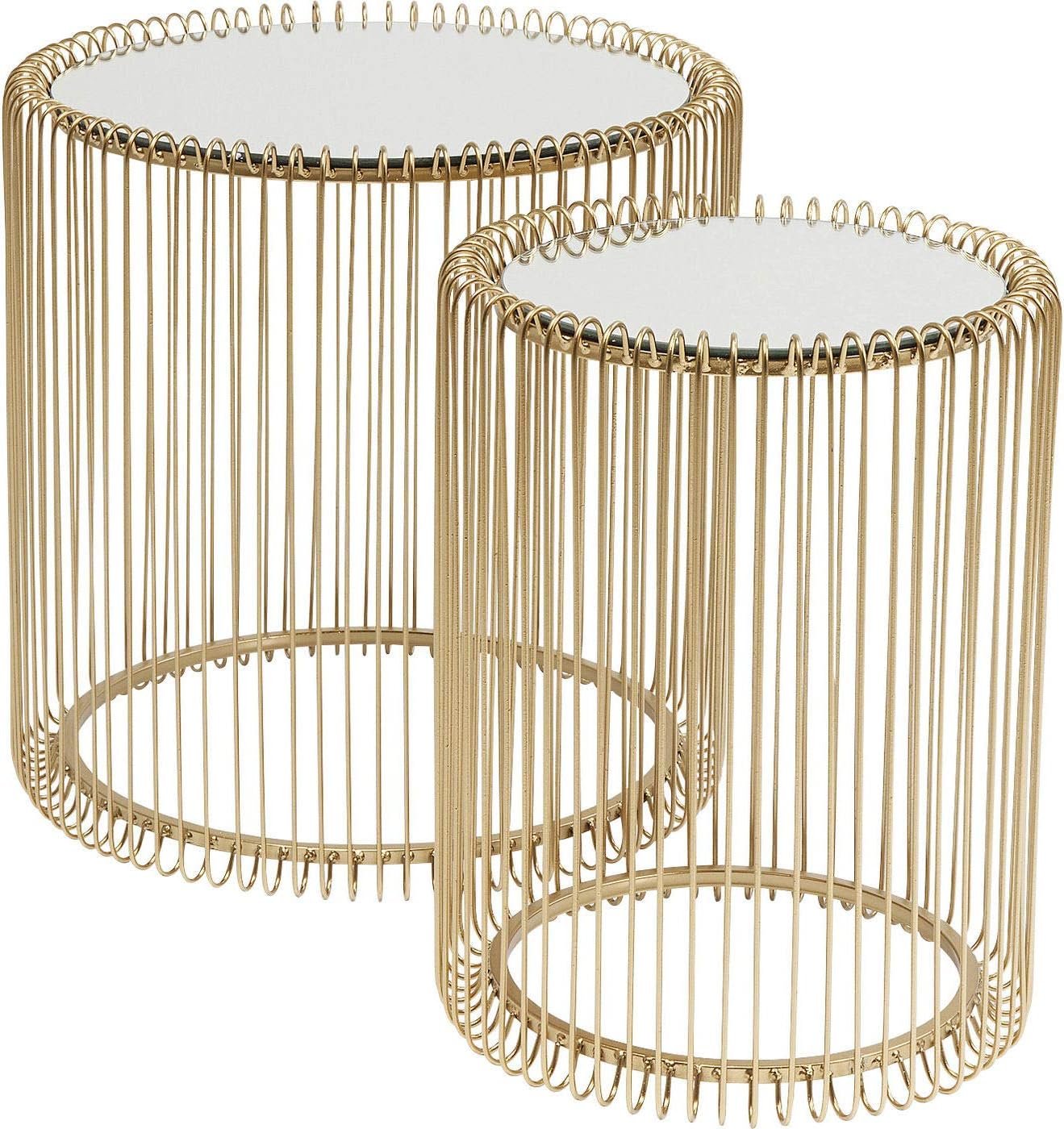 Table en Verre, Diamètre 39/27cm, Style Moderne