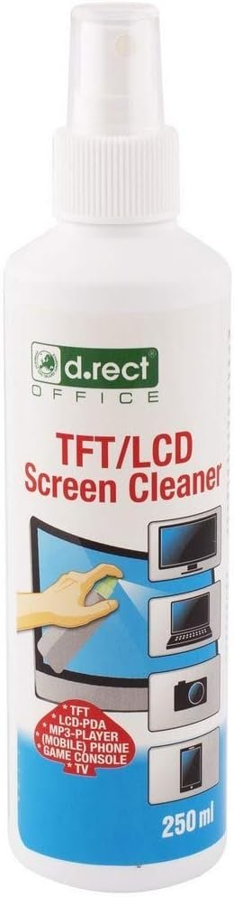 Nettoyant pour écran en Spray pour écran LED, QLED, UHD TV, écran, Tablette, Smartphone, Ordinateur et Moniteur