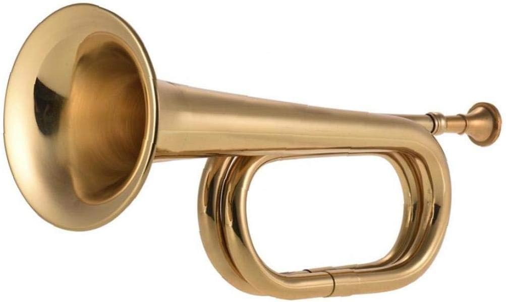 B Flat Bugle Call trompette de cavalerie Corne Cuivre avec Embouchure for Band école