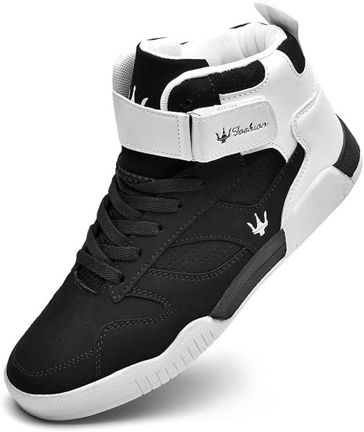 Baskets Montantes Homme en Similicuir – Sneakers Streetwear Casual Sport