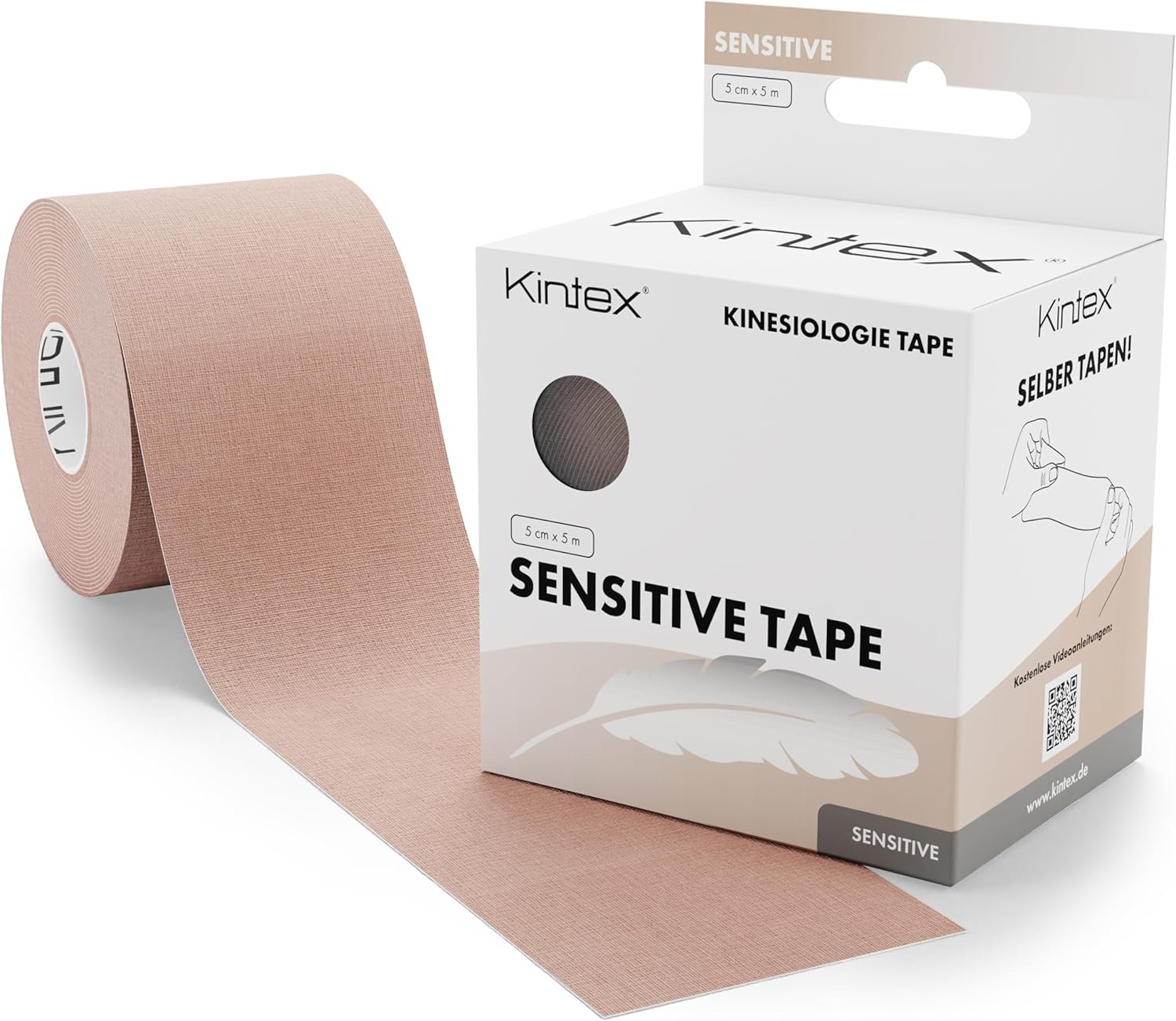 Bandes de Kinésiologie Sensitive, Rouleau de 5 cm x 5 m