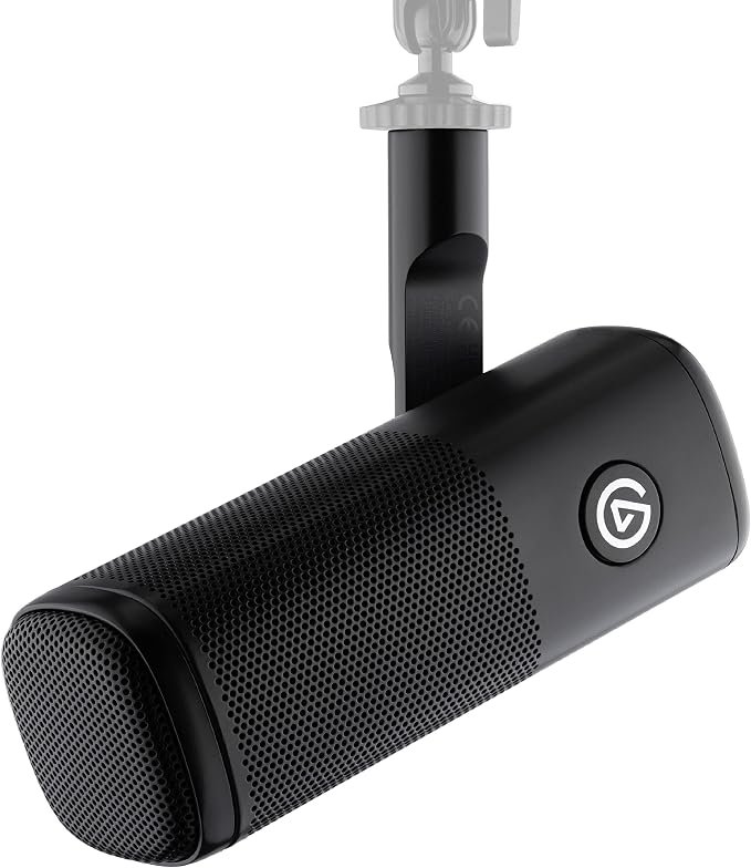 Wave DX – Micro XLR dynamique cardioïde | Suppression de bruit, optimisation vocale, podcast, streaming, diffusion, sans booster requis, Mac/PC