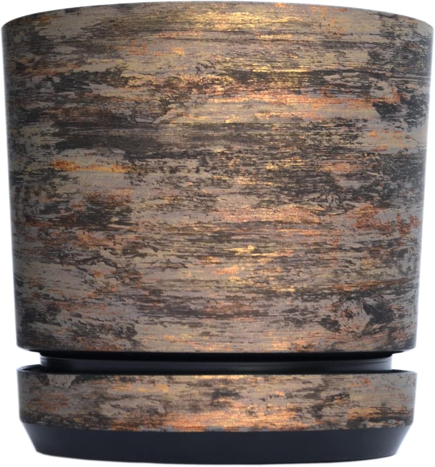Le pot de la série Dekor avec soucoupe adaptée pour l'intérieur, 26 cm