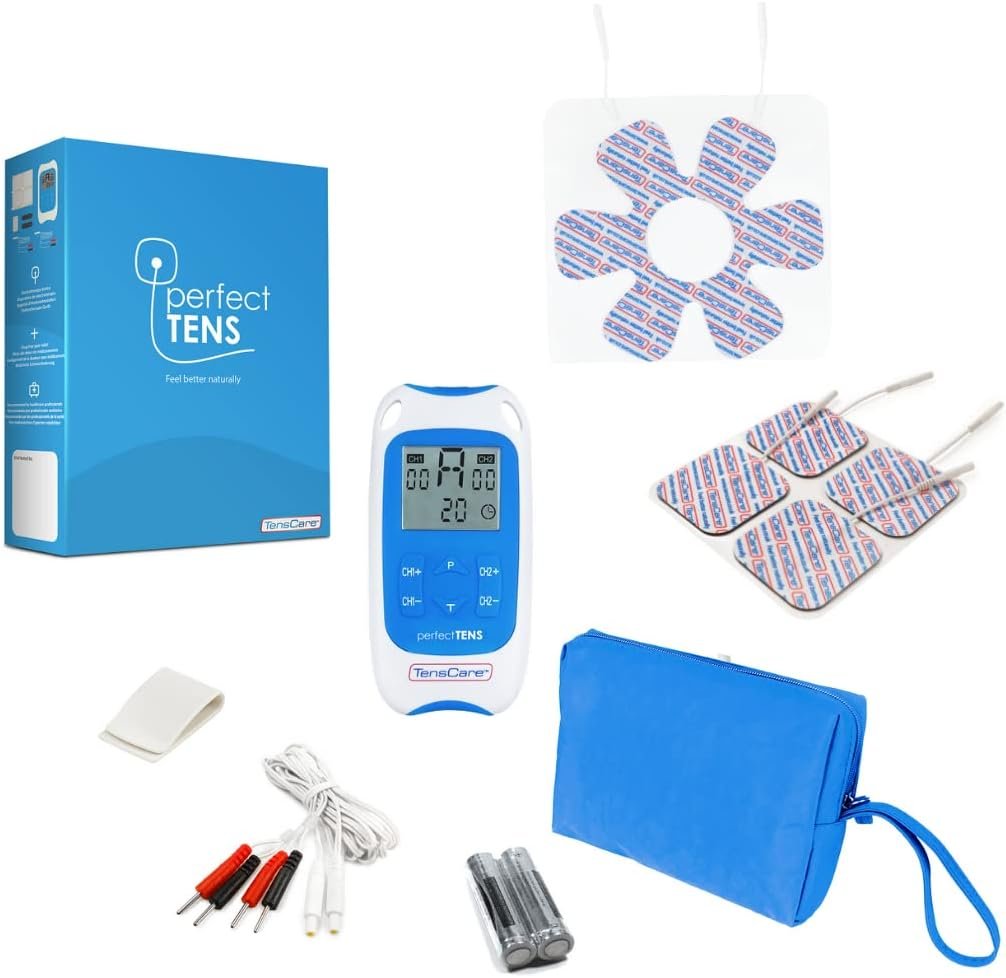TensCare Perfect TENS, Appareil TENS cliniquement prouvé pour soulager les douleurs du dos, des hanches, des jambes, des bras, de l'arthrite et de la sciatique