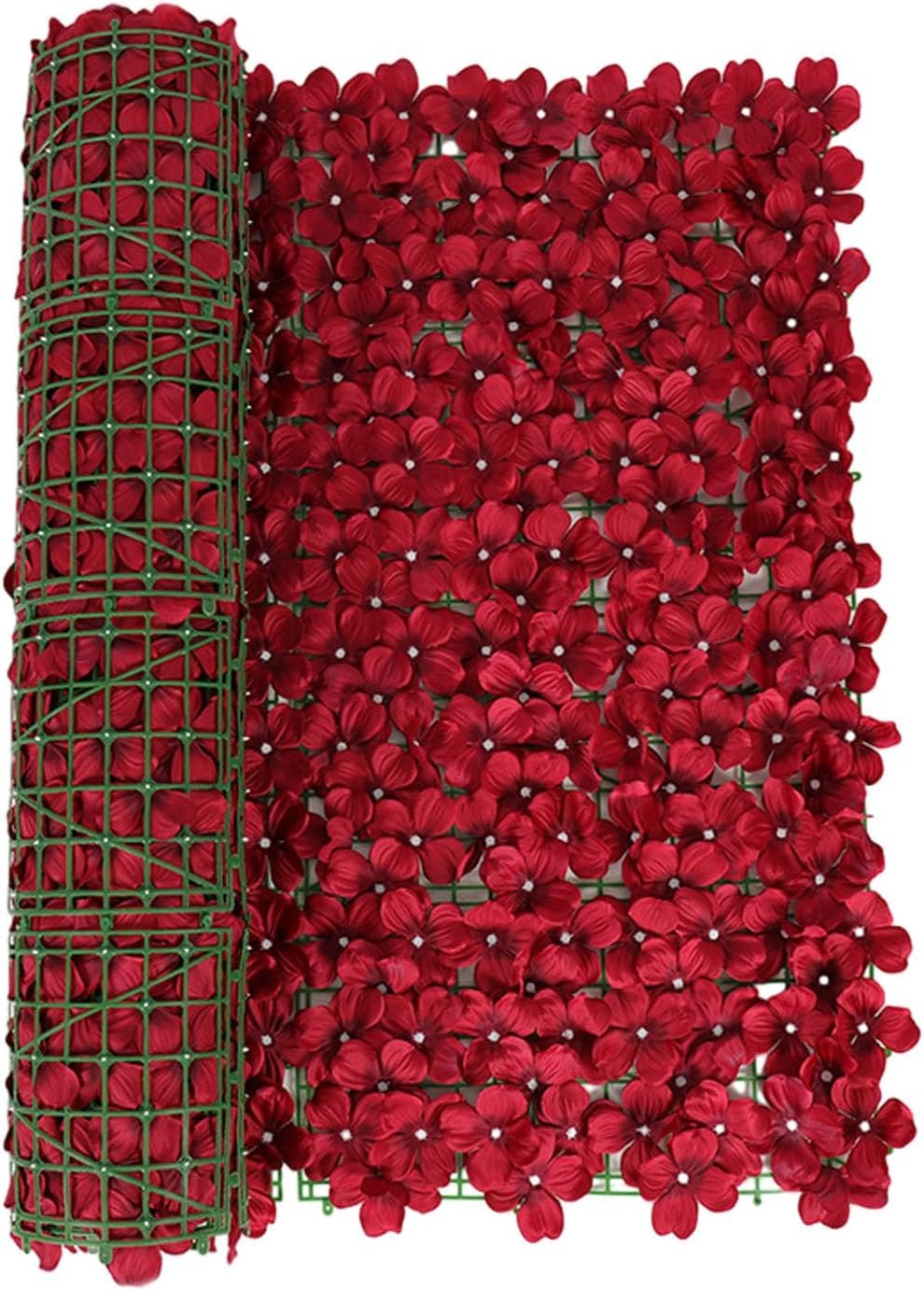 Clôture Artificielle, 50 x 100cm Haie de Lierre Artificiel Extensible Décoration de Mariage Clôture de Jardin pour Décoration Murale, Clôture et Bouclier D'intimité