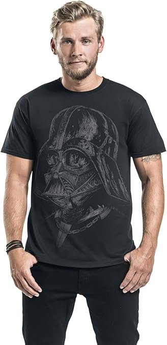 Star Wars Dark Vador - Dark Lord Homme T-Shirt Manches Courtes Noir Regular/Coupe Standard
