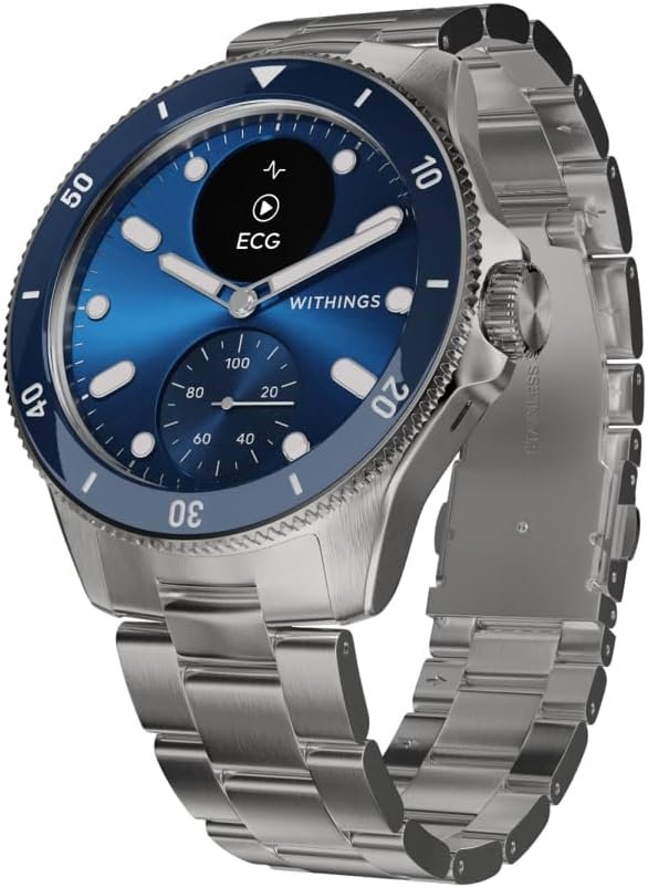 ScanWatch Nova, Montre Hybride, ECG, SpO2, Bleu