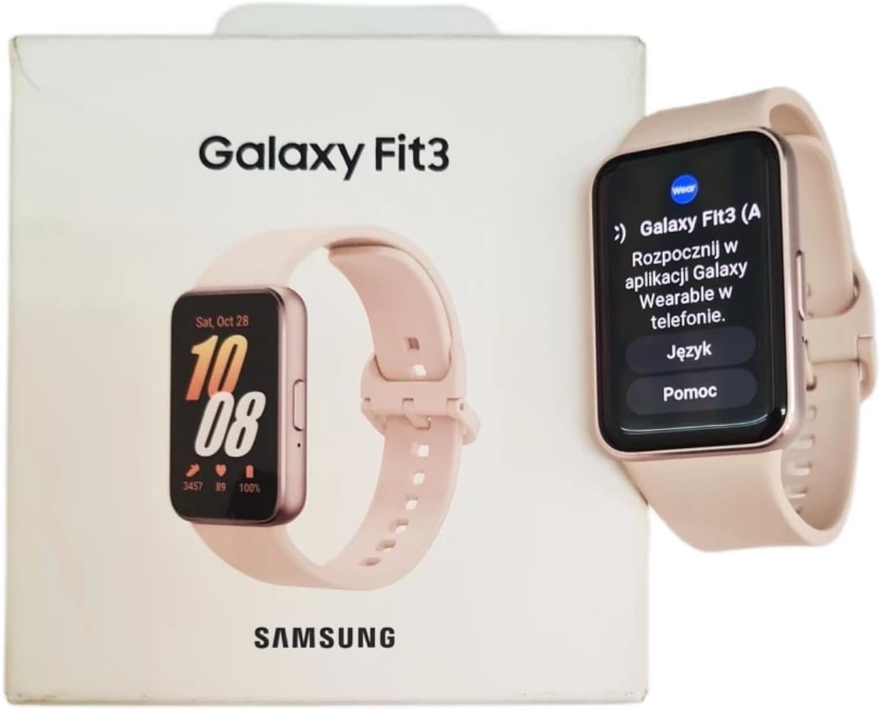 Galaxy Fit3 - Montre connectée avec écran AMOLED de 40 mm, corps en aluminium, suivi complet de l’activité physique et de la santé, batterie jusqu’à 13 jours