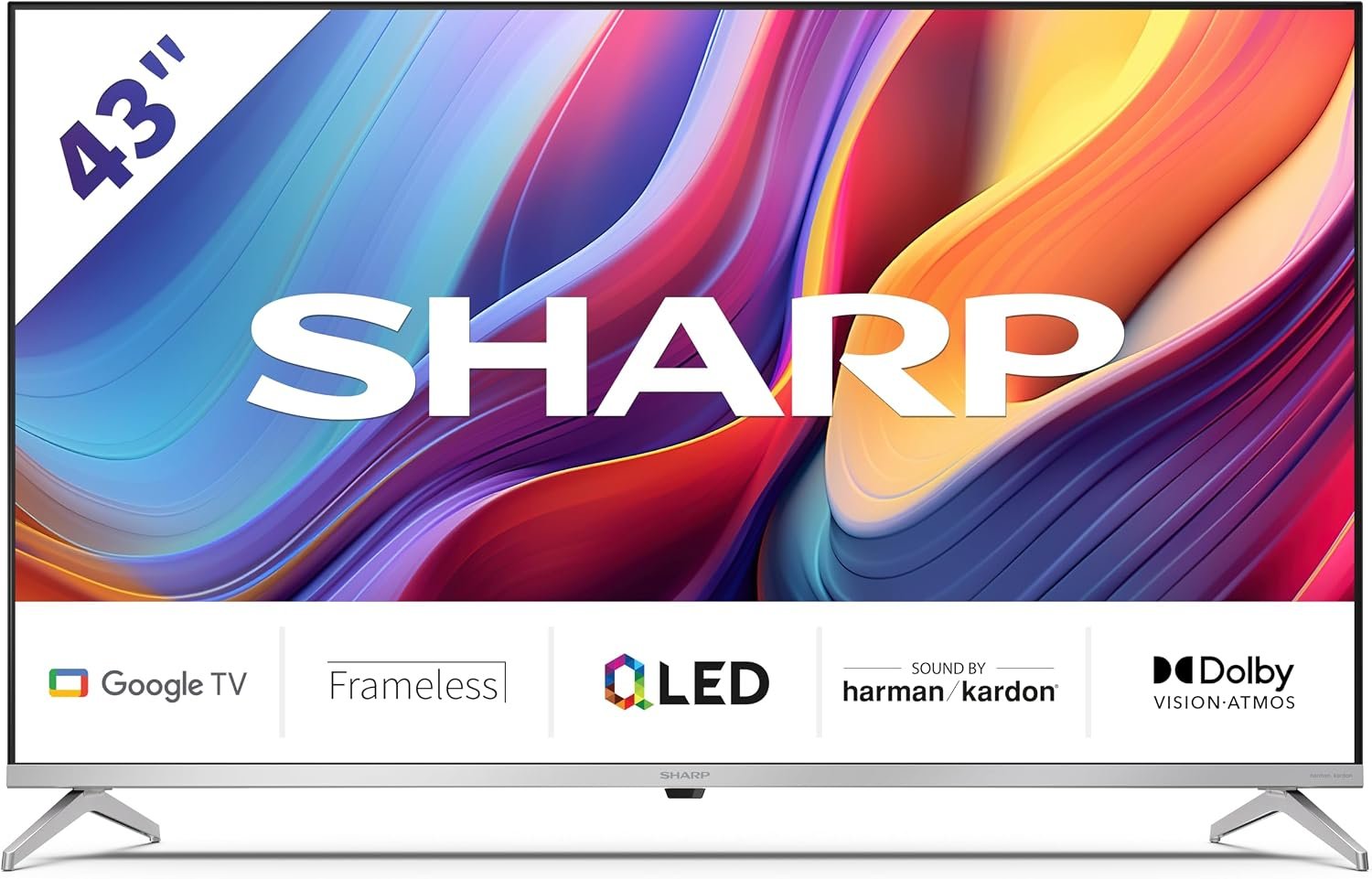 Sharp 43gp6265e Tv 109,2 Cm (43") 4k Ultra Hd Smart Tv Wifi Gris