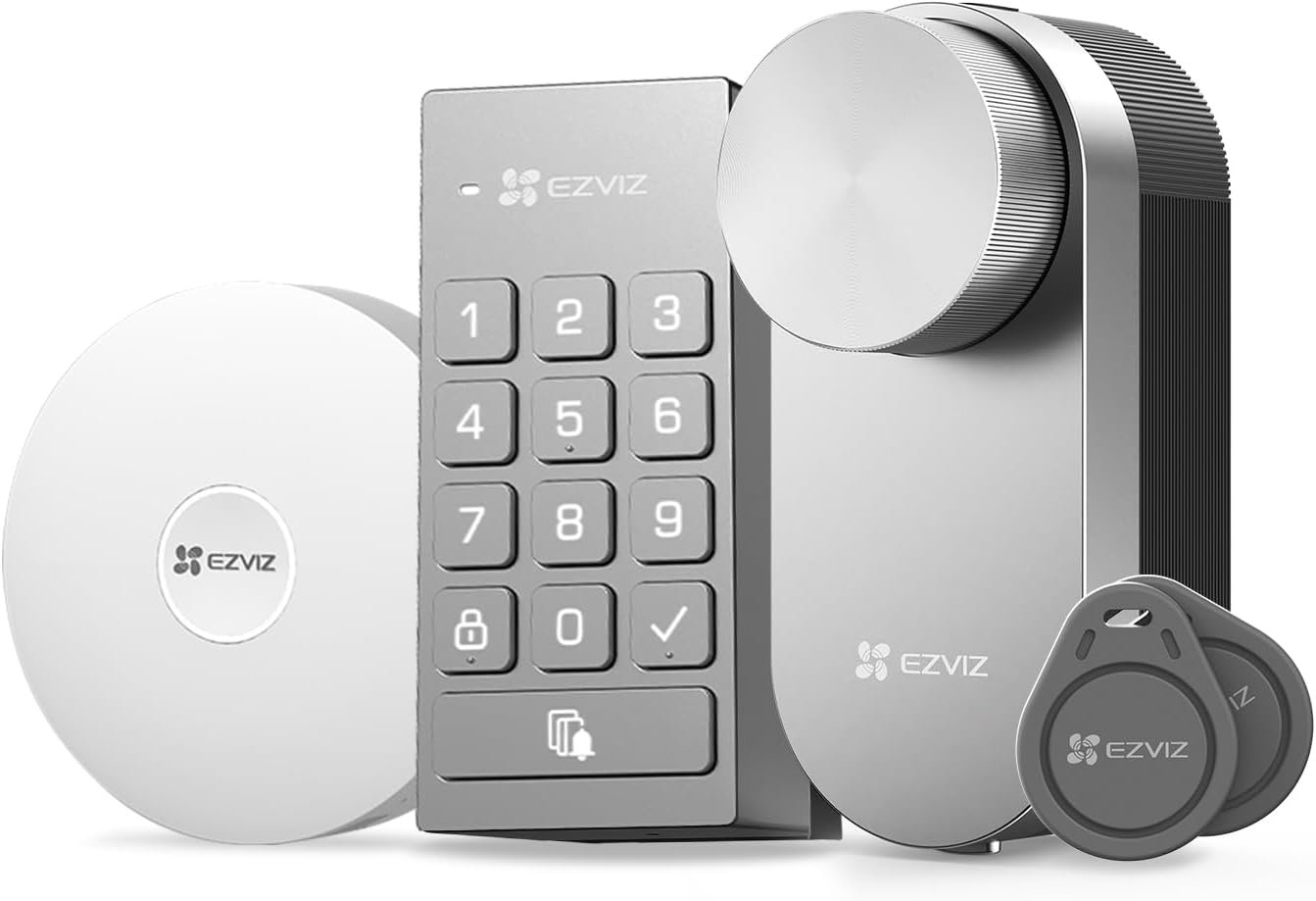 Serrure Connectée fonction Bluetooth accès à distance, Serrure Smart Lock accès sans Clé pour Maison Connectée