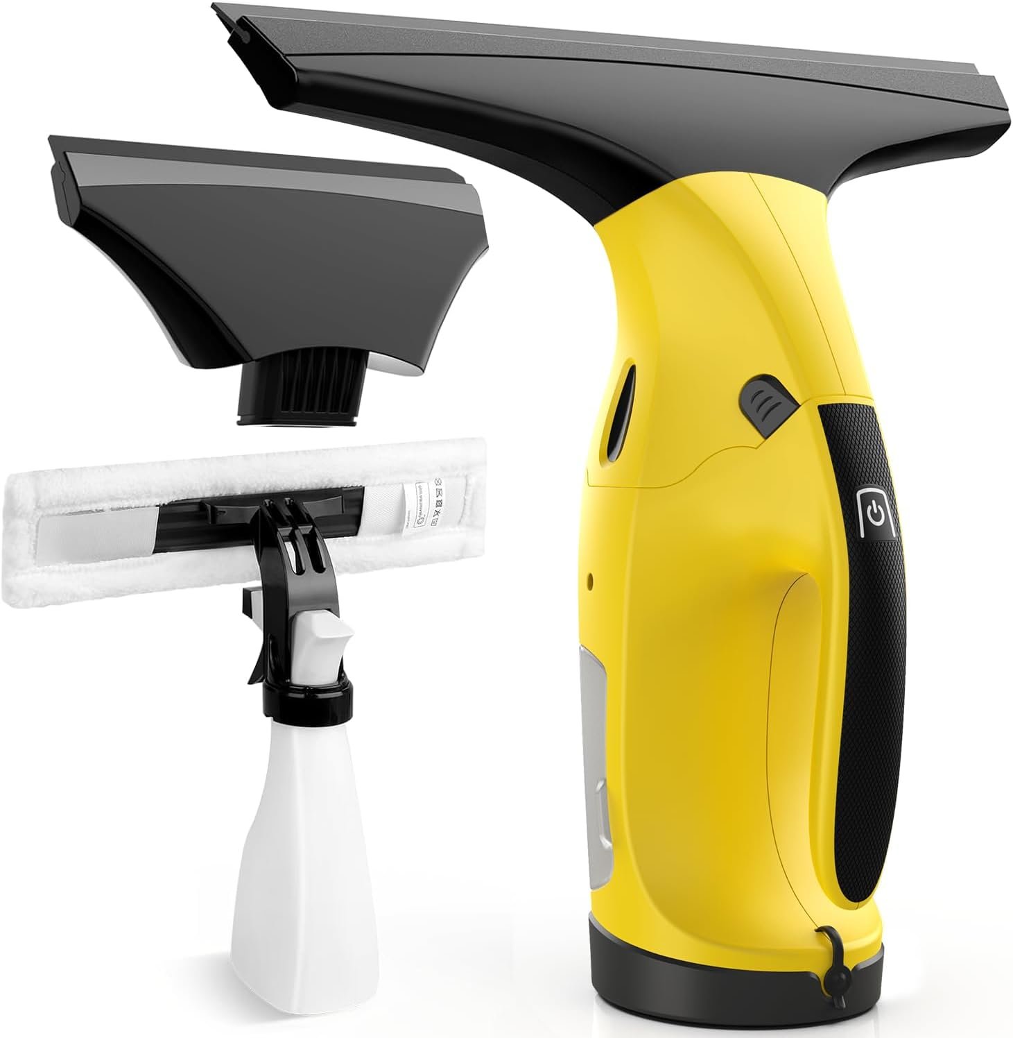 Nettoyeur de Vitres Aspirateur de fenêtre Rechargeable avec Lames de raclette de 28 cm et 17 cm