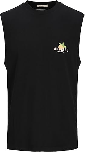 Jorcanggu Back Graphic Tee SL Crew Neck Jorcanggu Back Graphic Tee SL Crew Neck Homme (Lot de 1)