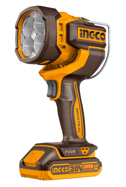 Ingco CWLI2088 Lampe torche sans fil lithium-ion 20V B0DFPZGN2W