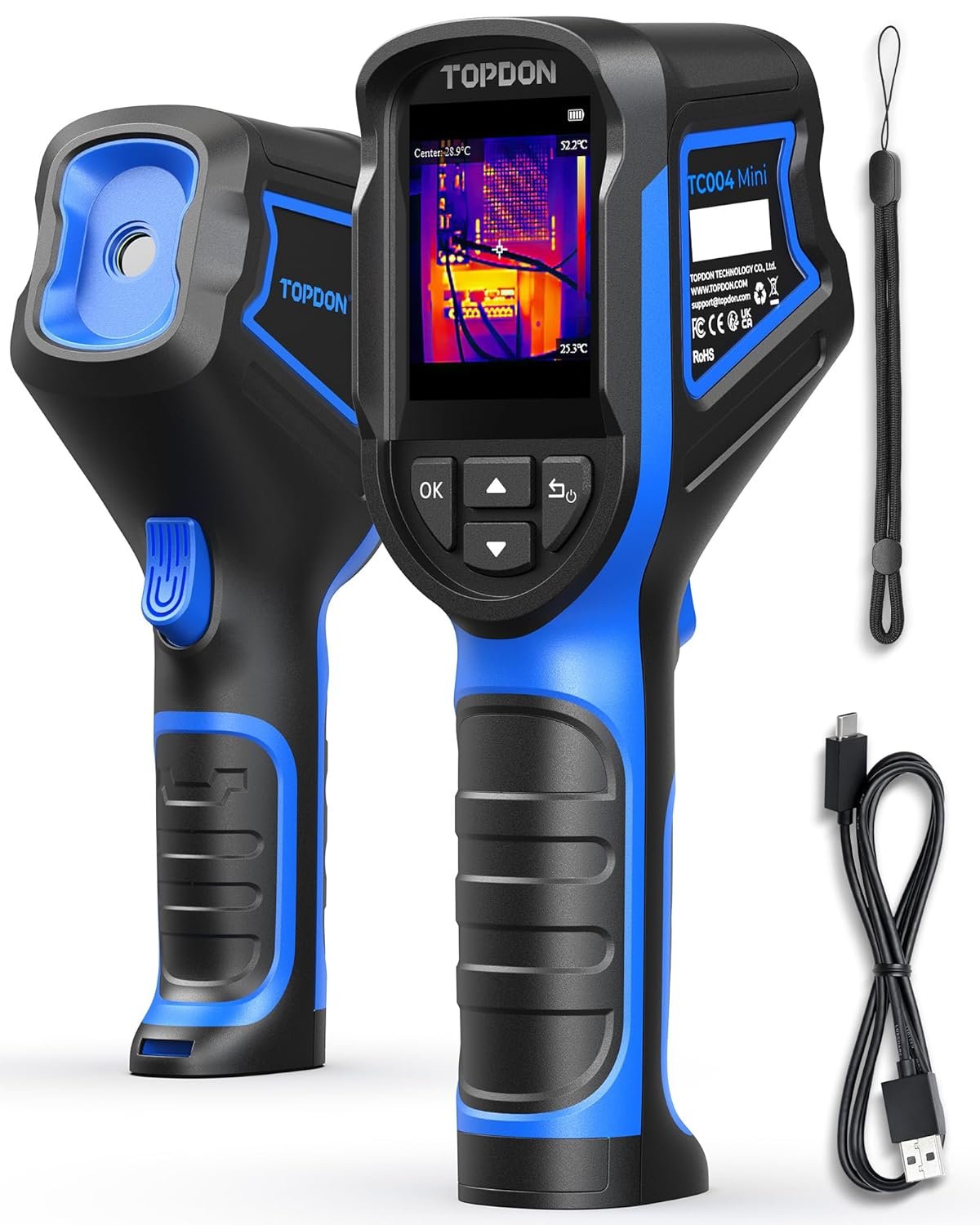 Mini Camera Thermique Infrarouge, 240x240 TISR Résolution