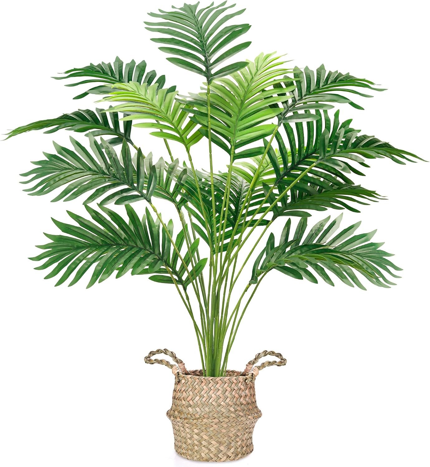 Plantes Artificielles Interieur Palmier en Pot,71cm Fausse Plante Idéal pour la Décoration de Salon, Chambre, Bureau et Jardin