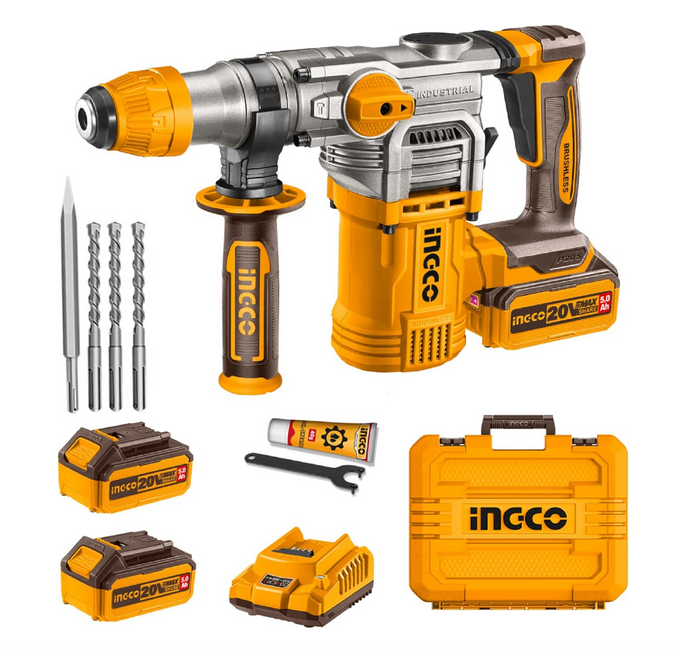 INGCO Marteau Perforateur Sans Fil 20V B0DPSHHZL4