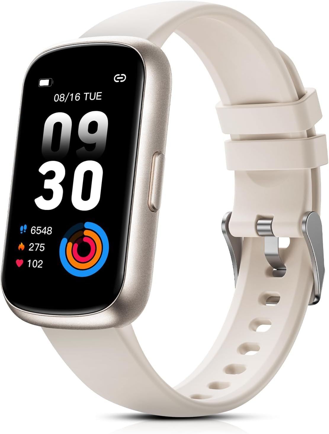 Montre Connectée Femme, 1,47’’ Bracelet Connecté avec 24 Modes Sportifs