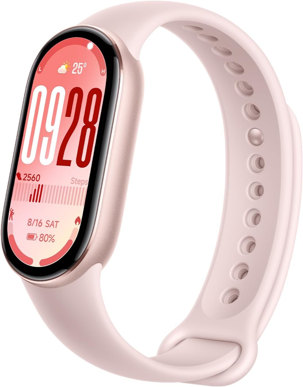 Smart Band 10, Bracelet Connecté, Autonomie 21 jours, rose