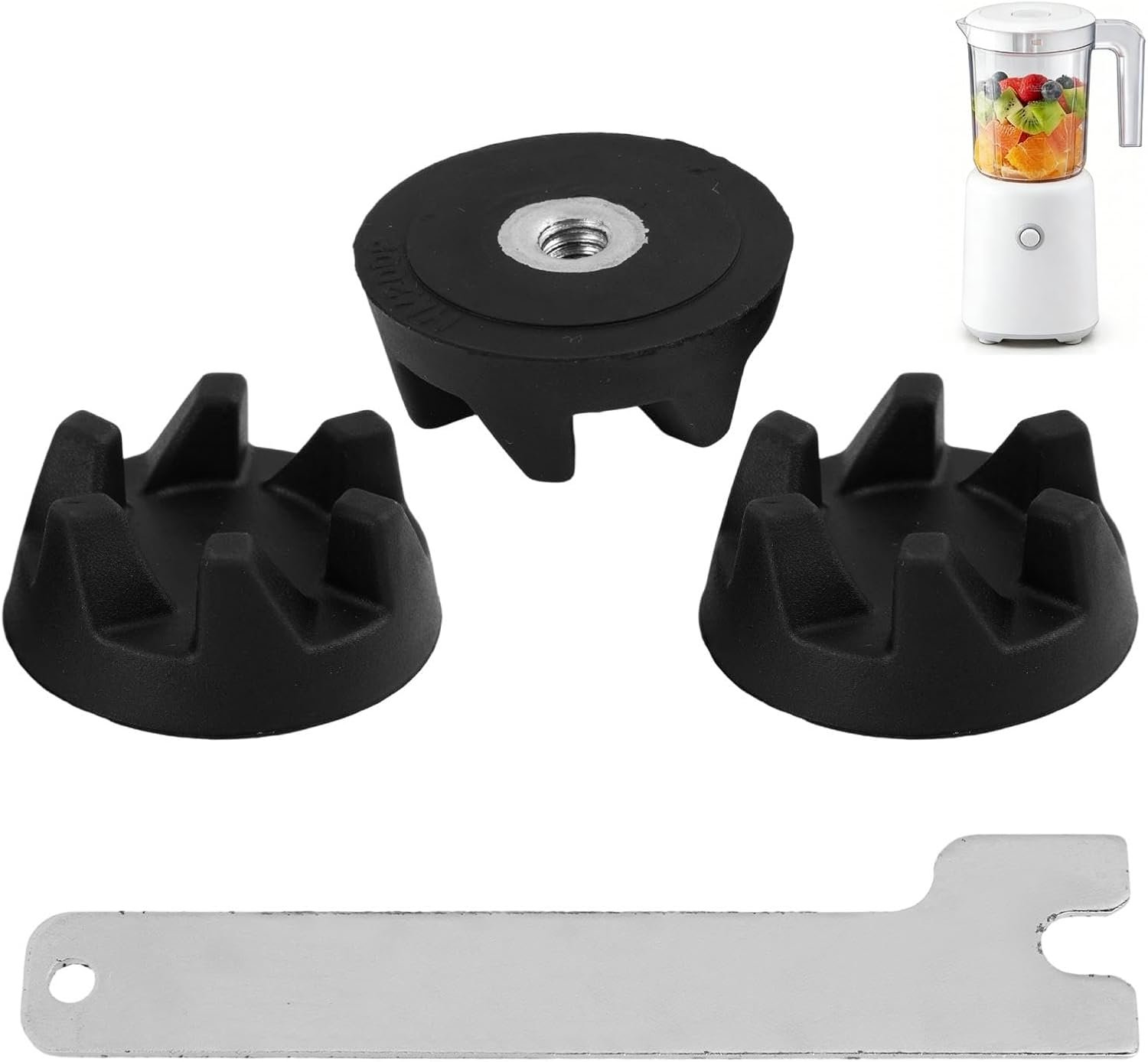 3 PCS Coupleurs de Remplacement 9704230, Kitchen-aid Blender, Blender Replacement Parts, Blender Accessoires, Pièces Détachées pour Mixeur